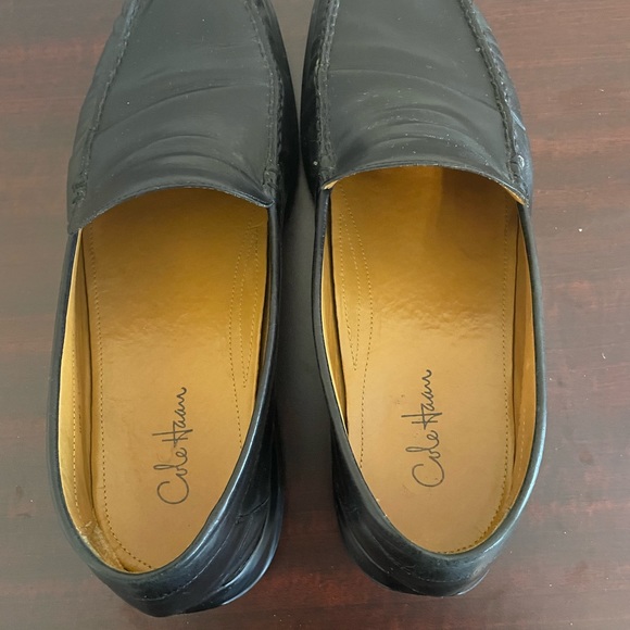 Men’s Cole Haan Dempsey Black Slip On Leather Loafers C05778 Nike Air - Picture 4 of 9